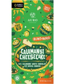 Auro Calamansi Cheesecake 34% plantaardige witte chocolade