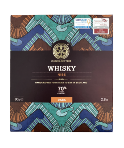 Chocolate Tree Whisky Nibs 70% pure chocolade