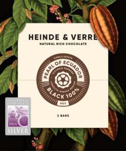 Heinde & Verre Pearl of Ecuador Black 100% pure chocolade