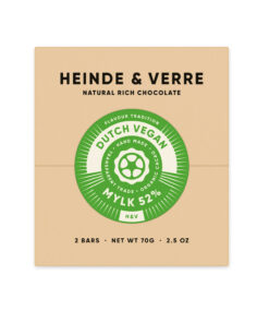Heinde en Verre Dutch Original vegan melkchocolade 52%