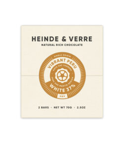 Heinde en Verre witte chocolade Gold Piura Peru 37%